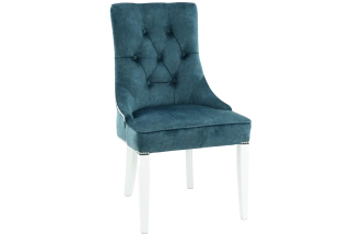 Стул Боска, мягкий, милано 08, велюр, каркас белый