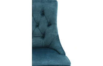 Стул Боска, мягкий, милано 08, велюр, каркас белый