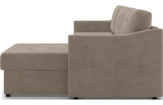 Диван угловой Бонд, модель 123, Ultra Beige (бежевый)