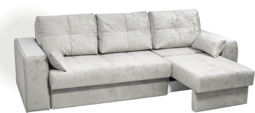 Диван прямой Остин 2, Fresca brilliant, декор Рамух белый