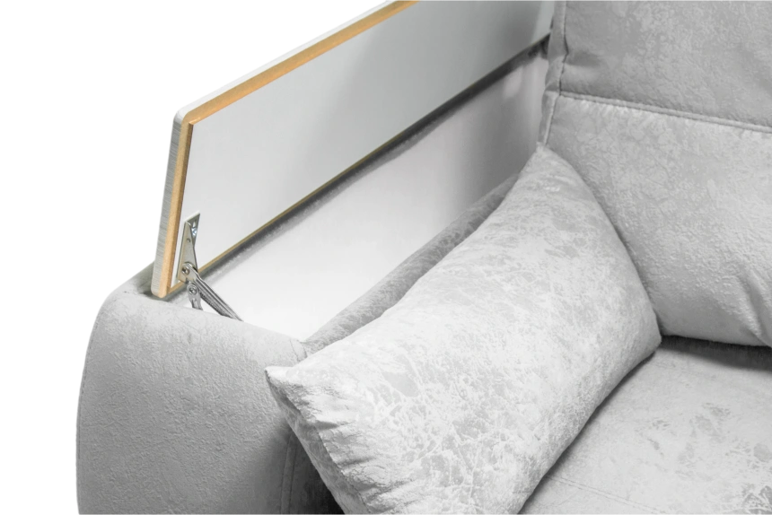 Диван прямой Остин 2, Fresca brilliant, декор Рамух белый