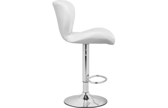 Барный стул Porch, белый / хром