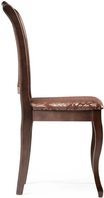Стул Луиджи, деревянный, шоколад / орех