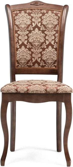 Стул Луиджи, деревянный, шоколад / орех