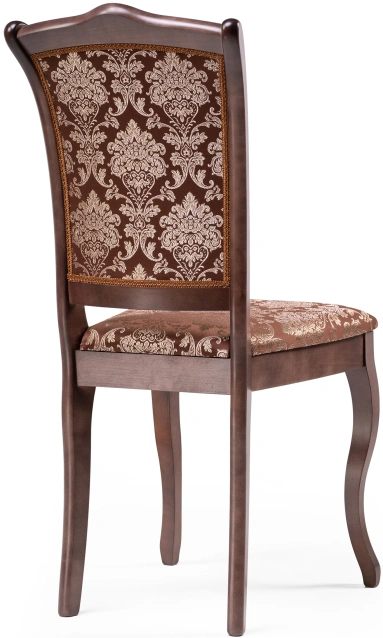 Стул Луиджи, деревянный, шоколад / орех