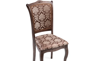 Стул Луиджи, деревянный, шоколад / орех