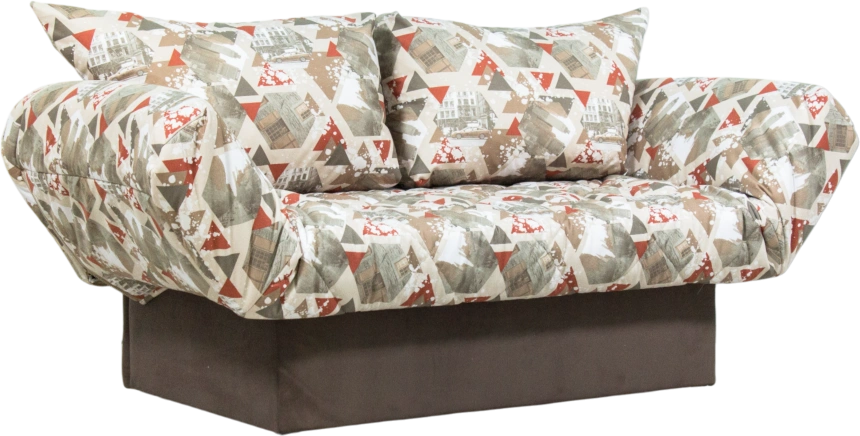 Кушетка Джимми, Futura mango, Newtone dark brown