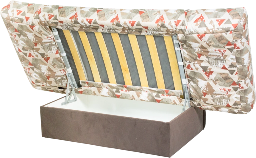 Кушетка Джимми, Futura mango, Newtone dark brown