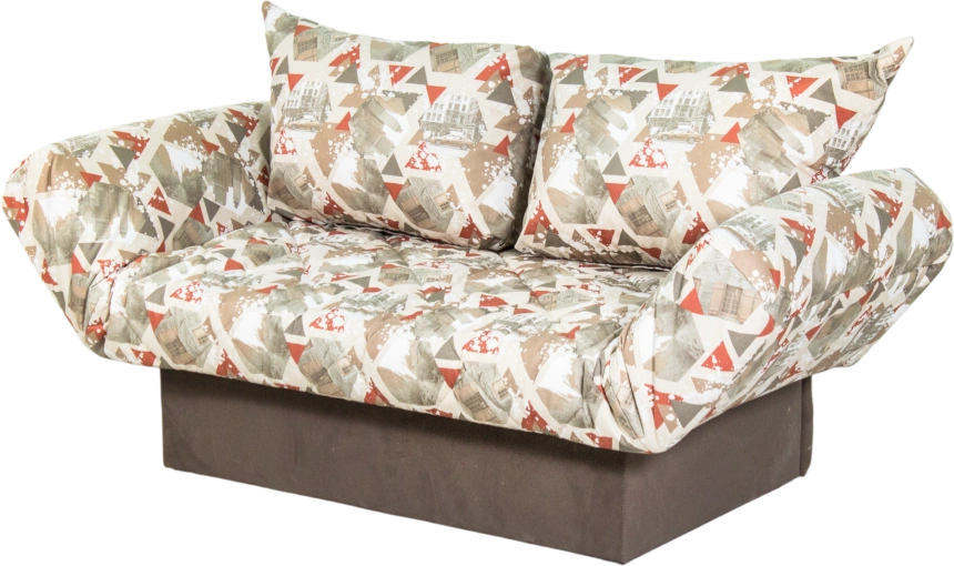 Кушетка Джимми, Futura mango, Newtone dark brown