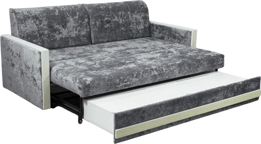 Диван прямой Адель 2, Краш 42, декор Рамух белый