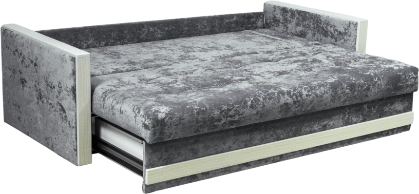 Диван прямой Адель 2, Краш 42, декор Рамух белый