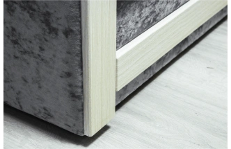 Диван прямой Адель 2, Краш 42, декор Рамух белый