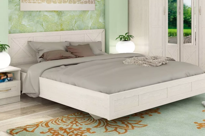 Кровать Лозанна, Дуб белый