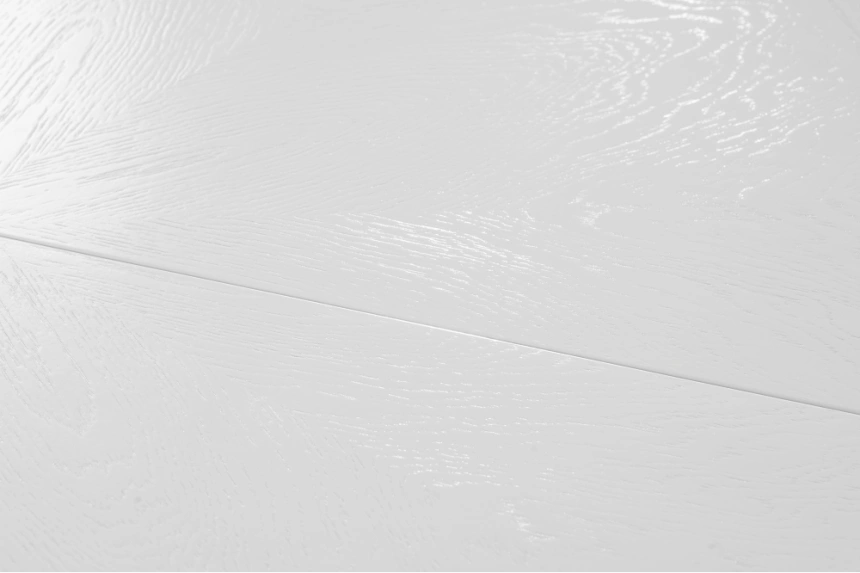 Кухонный раздвижной стол Нозеан, белый / серебро