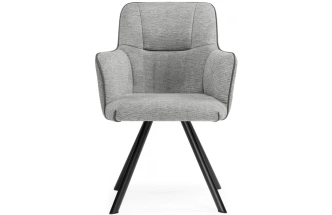 Стул Elis, на металлокаркасе, серый / тёмно-серый / чёрный