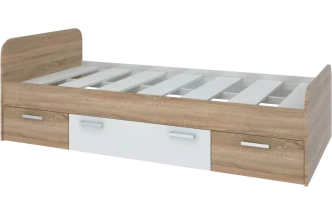 Модульная детская спальня Мика 4, дуб сонома / белый