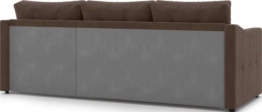 Диван угловой Бонд, модель 123, Ultra Chocolate (коричневый)