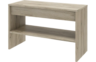 Модульная прихожей Лофт 117.12, с вешалкой настенной с полкой, дуб крафт серый