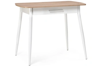 Кухонный стол Ревари, эврика / белый