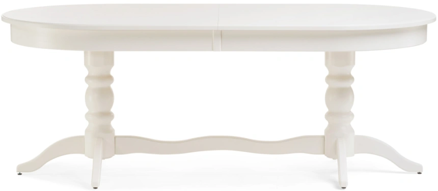 Обеденный раздвижной стол Дейвер, 200(260)х100х76, молочный