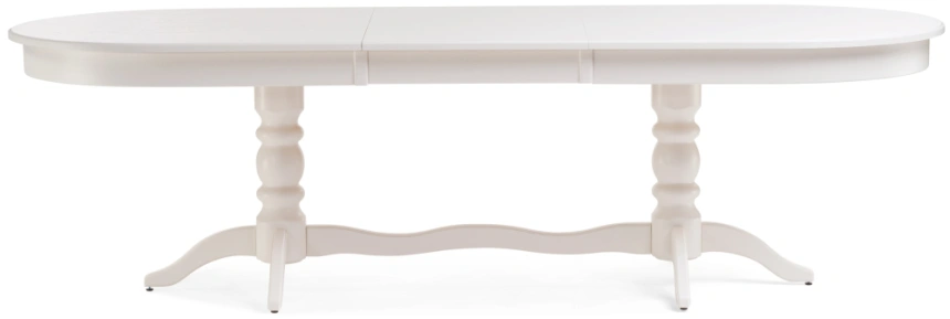 Обеденный раздвижной стол Дейвер, 200(260)х100х76, молочный