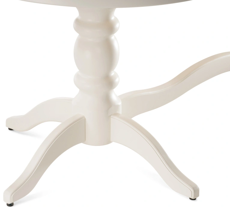 Обеденный раздвижной стол Дейвер, 200(260)х100х76, молочный