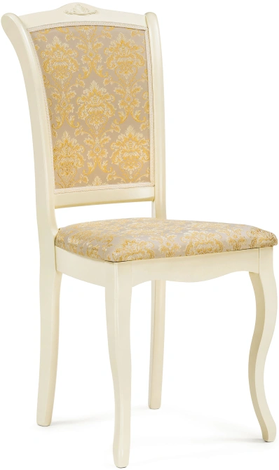 Стул Луиджи, деревянный, бежевый / слоновая кость