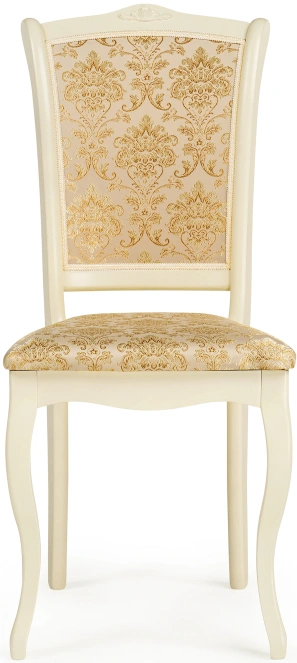 Стул Луиджи, деревянный, бежевый / слоновая кость