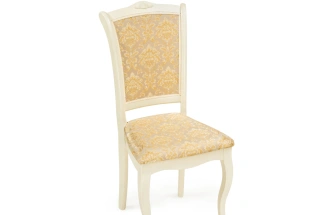 Стул Луиджи, деревянный, бежевый / слоновая кость