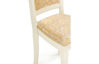 Стул Луиджи, деревянный, бежевый / слоновая кость