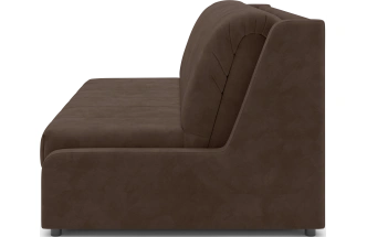 Диван прямой Ричмонд 160, модель 069, без подлокотников, Шоколадный (Ultra Chocolate)