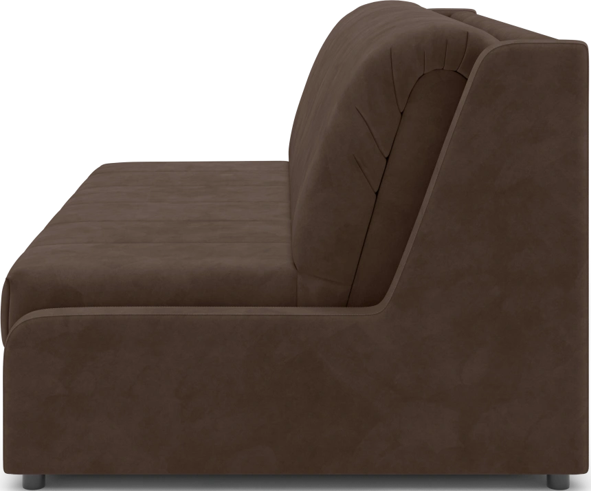 Диван прямой Ричмонд 160, модель 069, без подлокотников, Шоколадный (Ultra Chocolate)