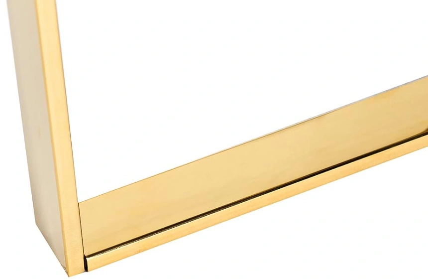 Журнальный стол 47ED-ET031GOLD, 50x50x55, стекло, прозрачный / золото 