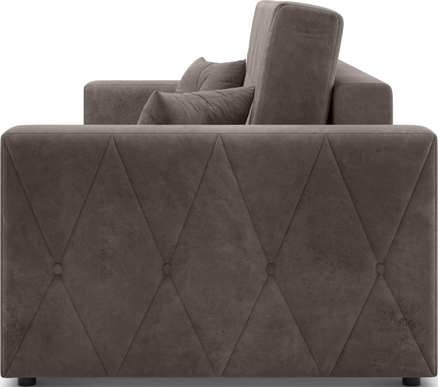 Диван прямой Милфорд, модель 011, Dakota Chocolate (шоколадный)