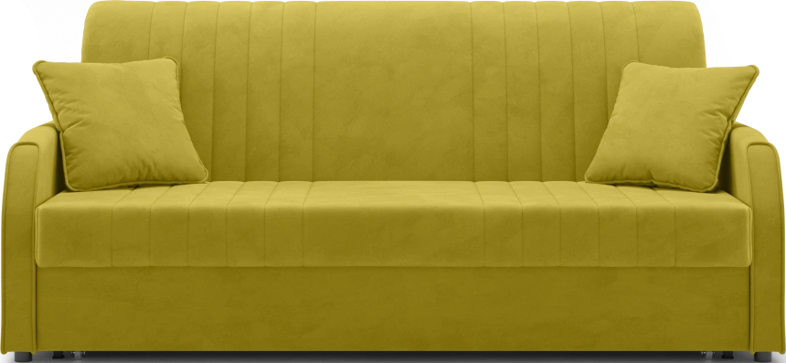 Диван прямой Турин 180, модель 053, Velutto 28 (горчичный)