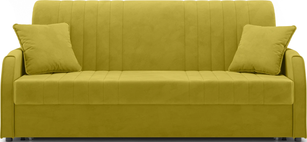 Диван прямой Турин 180, модель 053, Velutto 28 (горчичный)