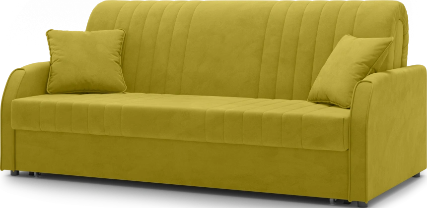 Диван прямой Турин 180, модель 053, Velutto 28 (горчичный)