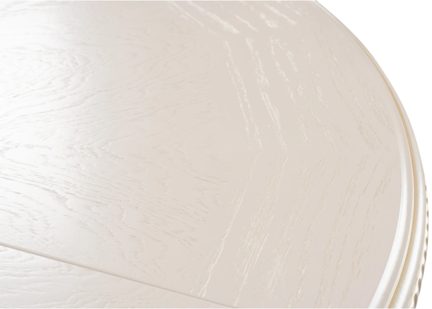 Кухонный раздвижной стол Нозеан, бежевый / золото