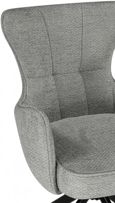 Стул Atlanta, поворотный, серый / чёрный
