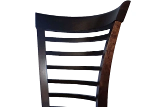 Стул Бурбон, деревянный, жесткий, орех темный
