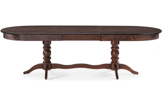 Обеденный раздвижной стол Дейвер, 200(260)х100х76, орех темный