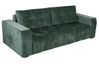 Диван прямой Бали 4.2, Граффити 7, Рамух белый