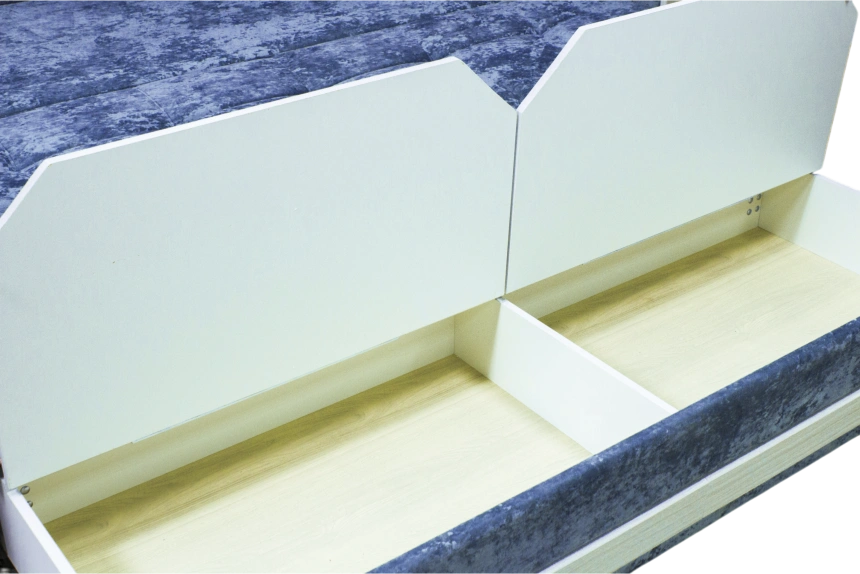 Диван прямой Адель 2, Краш 5, декор Рамух белый