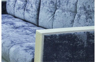 Диван прямой Адель 2, Краш 5, декор Рамух белый