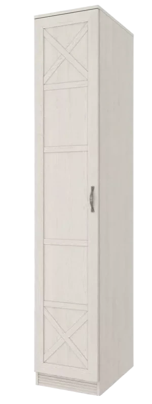 Шкаф однодверный Лозанна, Дуб белый