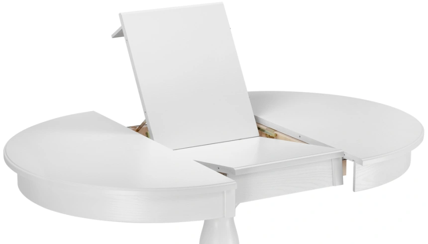 Кухонный раздвижной стол Орден, 100(140)x100x76, белый