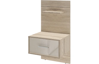 Спальный гарнитур Лациа 2, дуб санремо / крем бежевый 