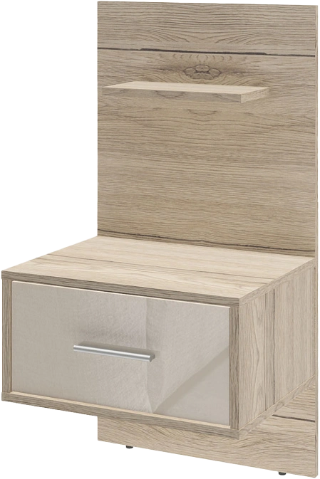 Спальный гарнитур Лациа 2, дуб санремо / крем бежевый 