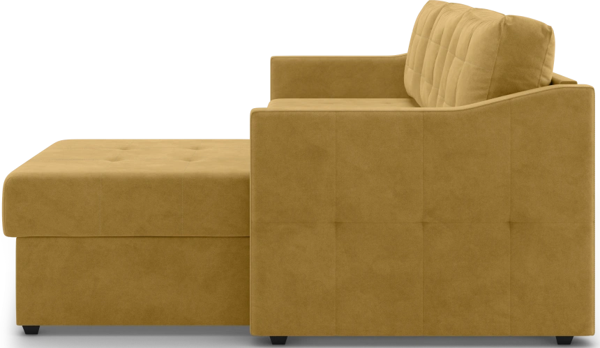 Диван угловой Бонд, модель 123, Ultra Mustard (горчичный)