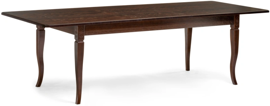 Обеденный раздвижной стол  Балмет, 200(259)х100х77, орех темный